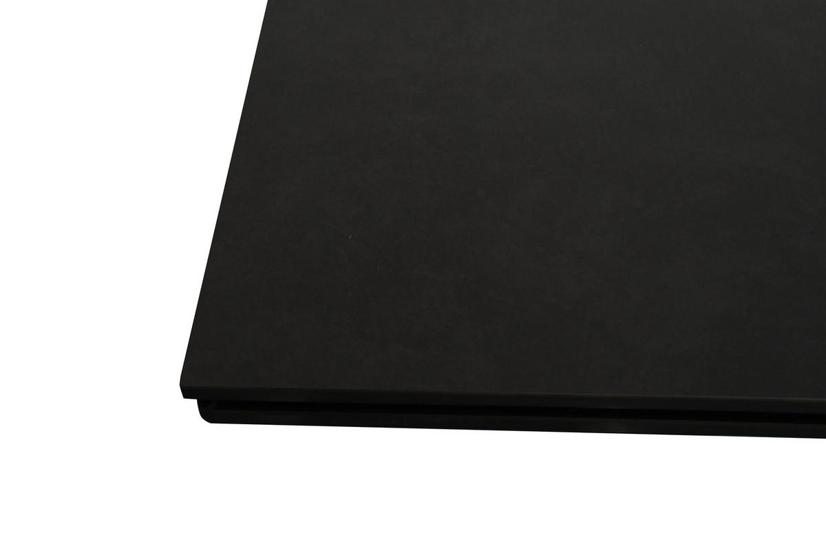 ESSTISCH MILLIE - Dunkelgrau/Schwarz, Keramik (90/180/76cm) - SAM