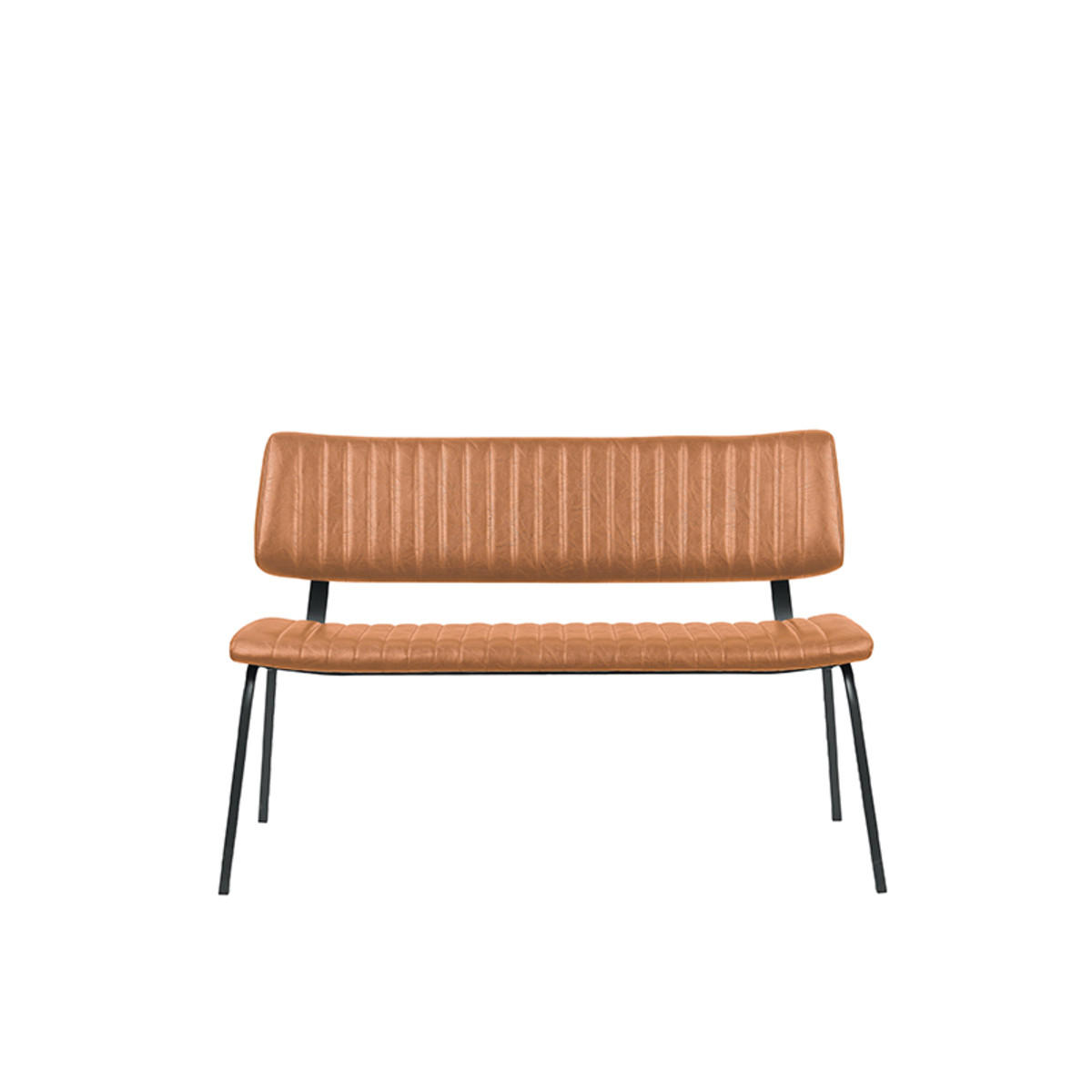 ESSZIMMERBANK Gusto Braun 63/120/81 cm - Orange, Textil (120/81/63cm) - LABEL51