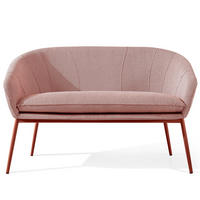 GARTENSOFA SOLIS - Bordeaux, Textil/Metall (118/76/66cm) - KONSIMO®