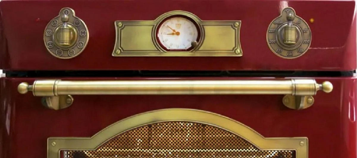 EINBAU-ELEKTRO-BACKOFEN EH 6355 RotEm, Rot Emaille, 60 cm - Rot, Metall (59.4/59.4/56.6cm) - Kaiser Küchengeräte