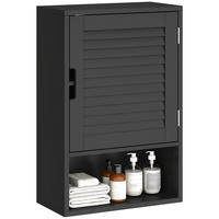 HÄNGESCHRANK Schwarz 1 Stück - Schwarz, Kunststoff (40/60/20cm) - GiPP