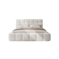 POLSTERBETT BIVIO 140x200 cm, Weiß - Weiß, Textil (140/200cm) - Fedve