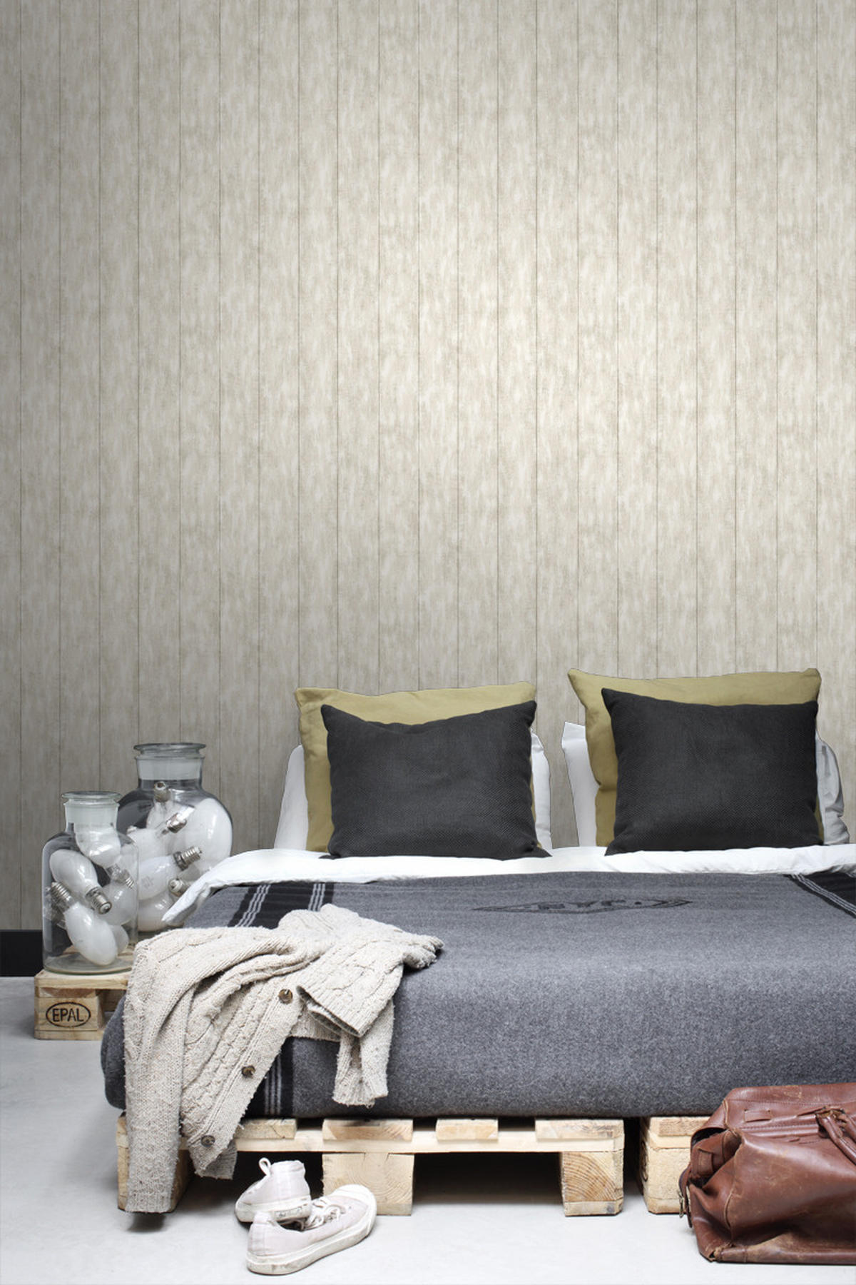 TAPETE Holz-Optik 53 cm x 10.05 m - Beige, Papier (53/1000cm) - ESTAhome