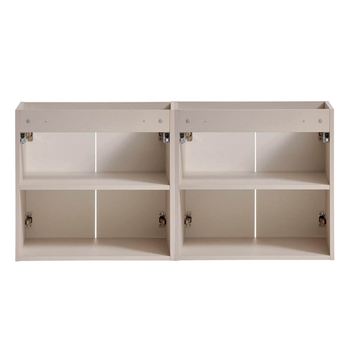 BADMÖBEL 120cm Manoa 2er-Set Kaschmir - Holz - Beige, Holzwerkstoff (120/59/40cm) - Petits-meubles