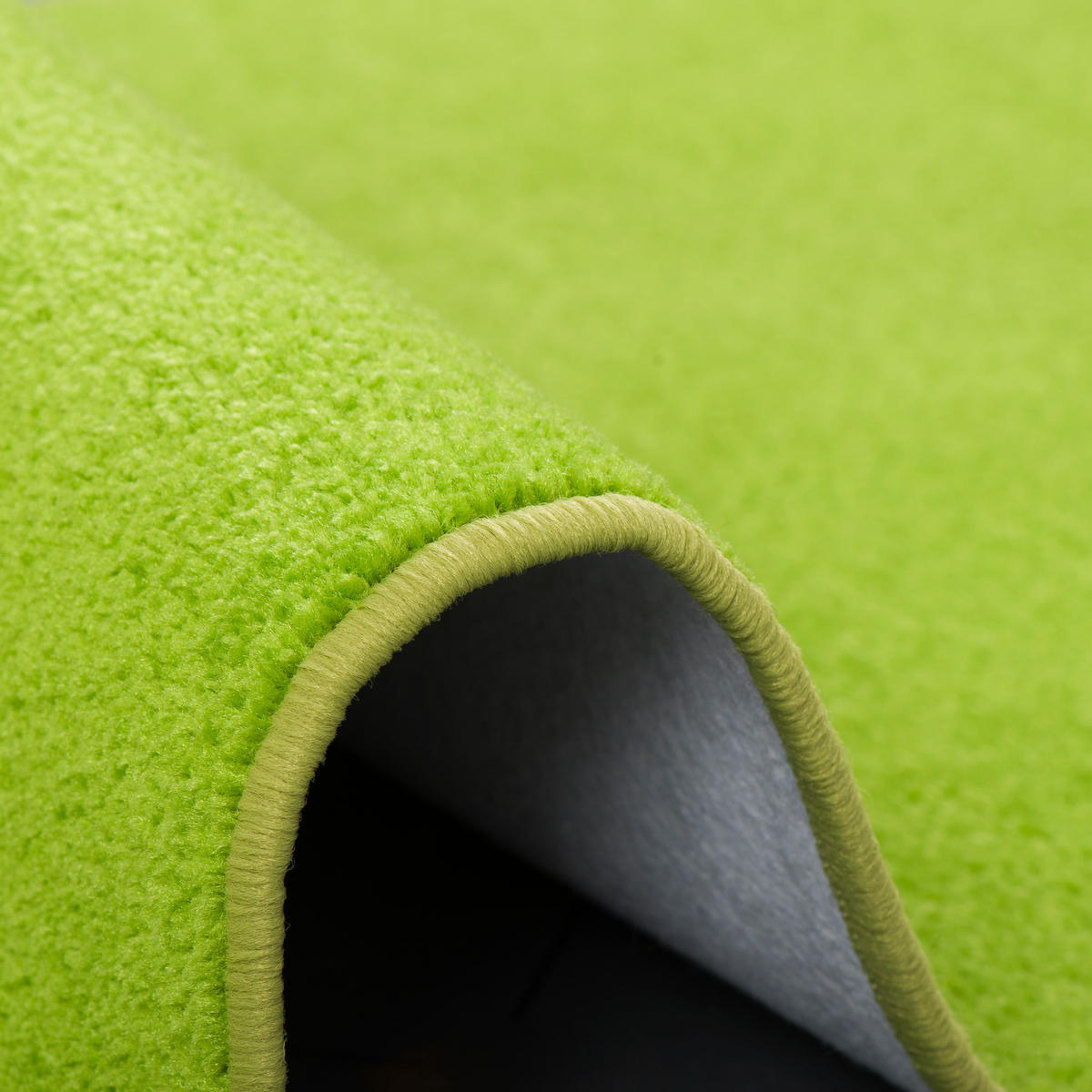 TREND VELOURS LÄUFER TEPPICH JOY - Hellgrün, Textil (80/320cm) - Snapstyle