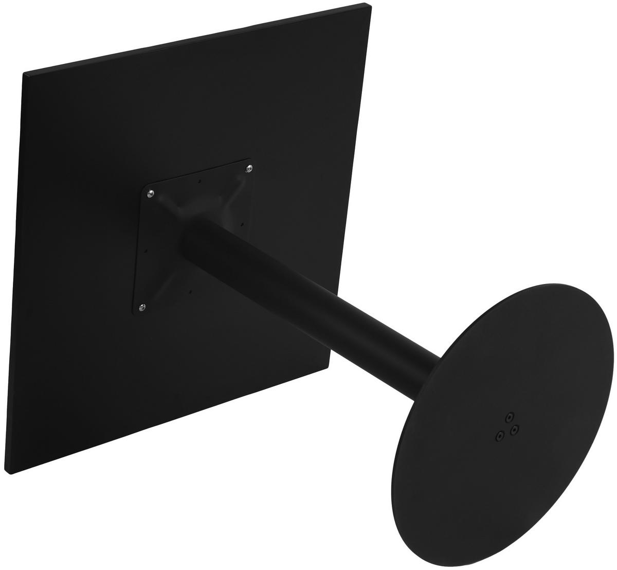 BISTROTISCH Lena eckig 70x70x73cm Holz Schwarz Cafetisch - Schwarz, Holz (70/70/73cm) - DELUKE