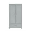 KINDERKLEIDERSCHRANK Melody_2, 2-türig – ideal für das Kinderzimmer - Grau, Holzwerkstoff (98/180/53cm) - RAUMHIRSCH FURNITURE