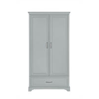 KINDERKLEIDERSCHRANK Melody_2, 2-türig – ideal für das Kinderzimmer - Grau, Holzwerkstoff (98/180/53cm) - RAUMHIRSCH FURNITURE