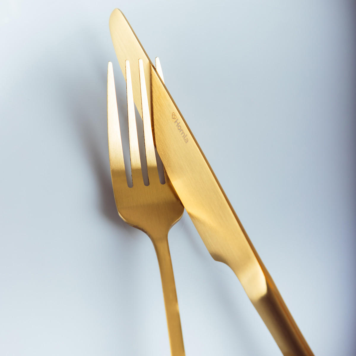 BESTECKSET Abele Gold 16-teilig - Gelb, Metall - Homla