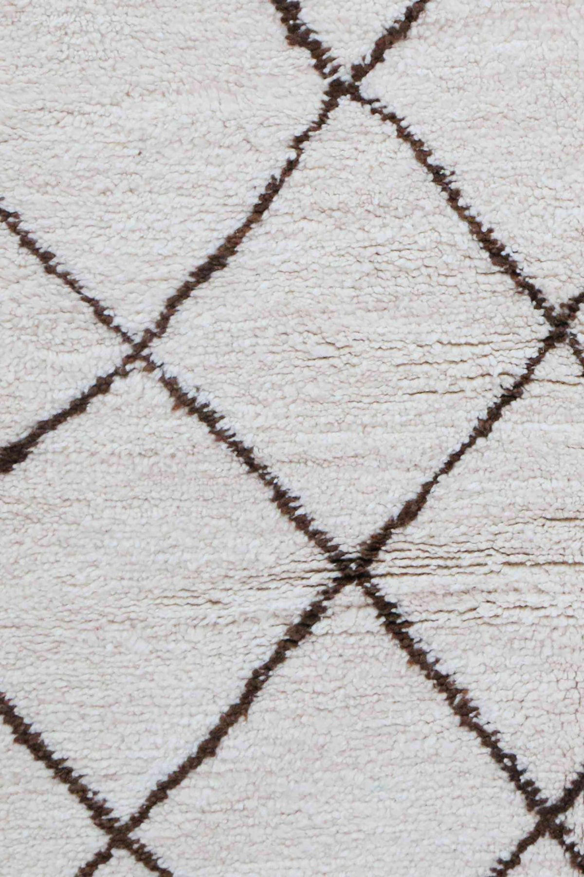 BERBERTEPPICH aus reiner Wolle 159x 245 cm - Beige, Naturmaterialien (159/245cm) - AFK Living