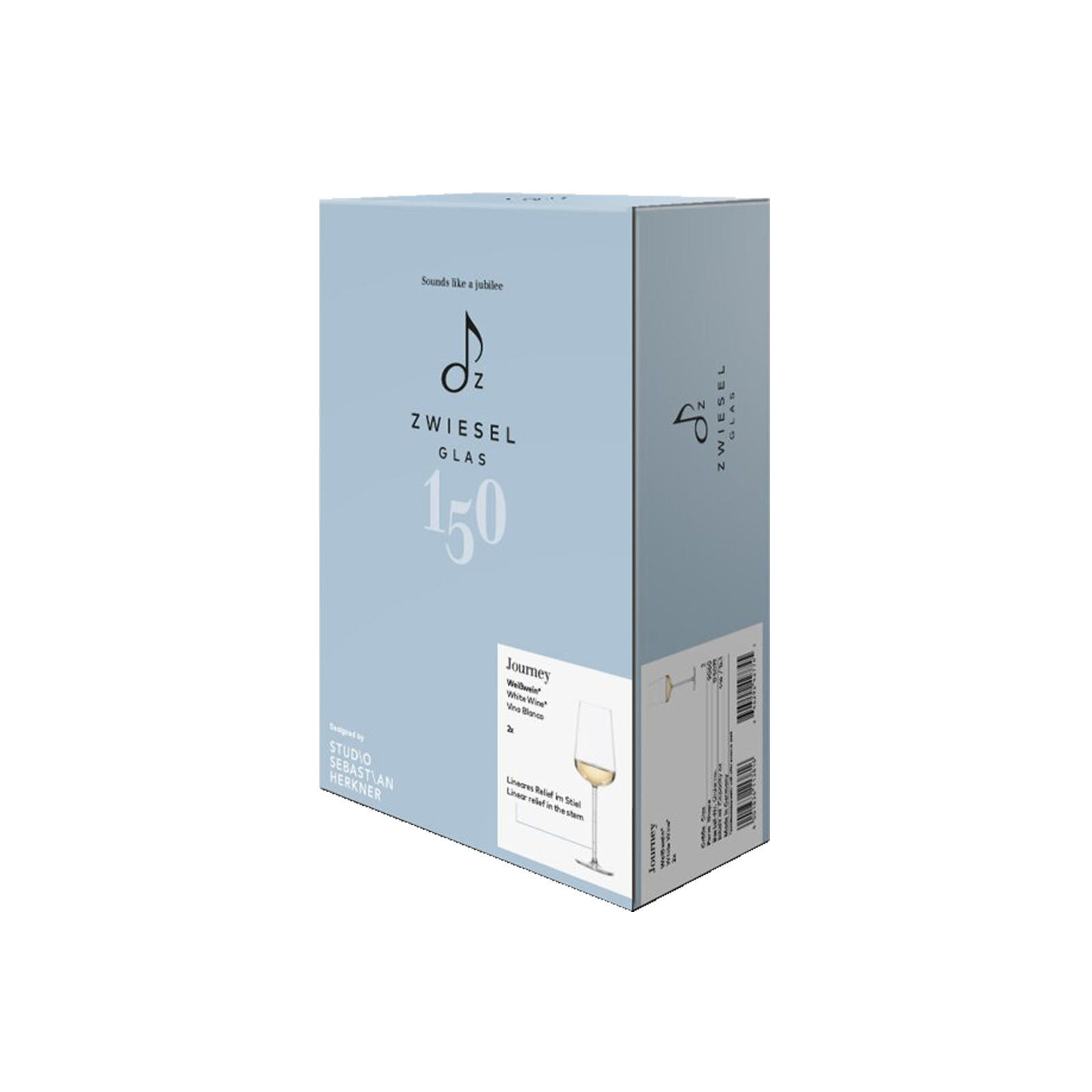 WEISSWEINGLÄSER Journey transparent 446 ml 6er Set - Transparent, Glas (0.446L) - Zwiesel Glas