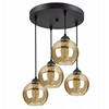 PENDELLEUCHTE HAGEN - Honig, Glas/Metall (40/40/70cm) - kiki design