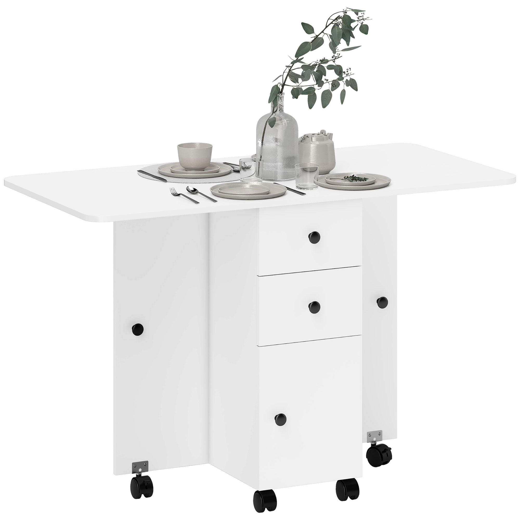 ESSTISCH Weiß 1 Stück - Weiß, Kunststoff (120/60/76.5cm) - GiPP