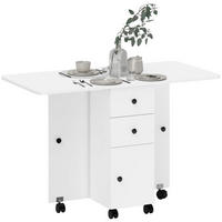 ESSTISCH Weiß 1 Stück - Weiß, Kunststoff (120/60/76.5cm) - GiPP