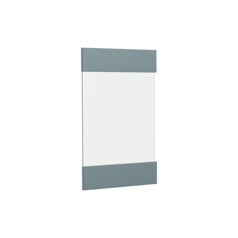 KÖKSFRONT R-Line Blågrå 39.6x59 cm möbelfront för väggskåp med glas 59/39.6/1.6 cm