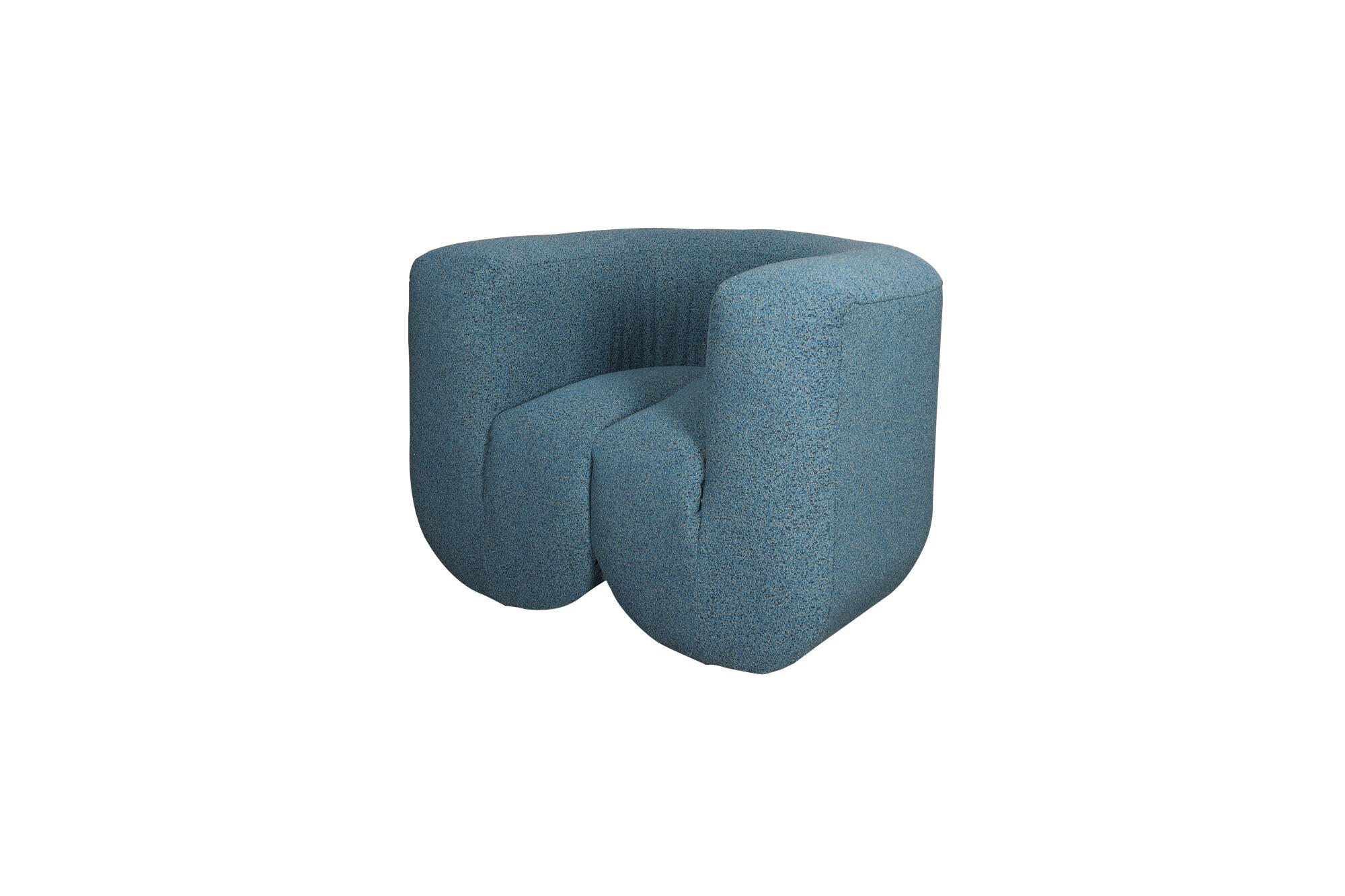 SESSEL NUA Blau 100x85x75 cm - Blau, Textil (100/75/85cm) - FURNLUX