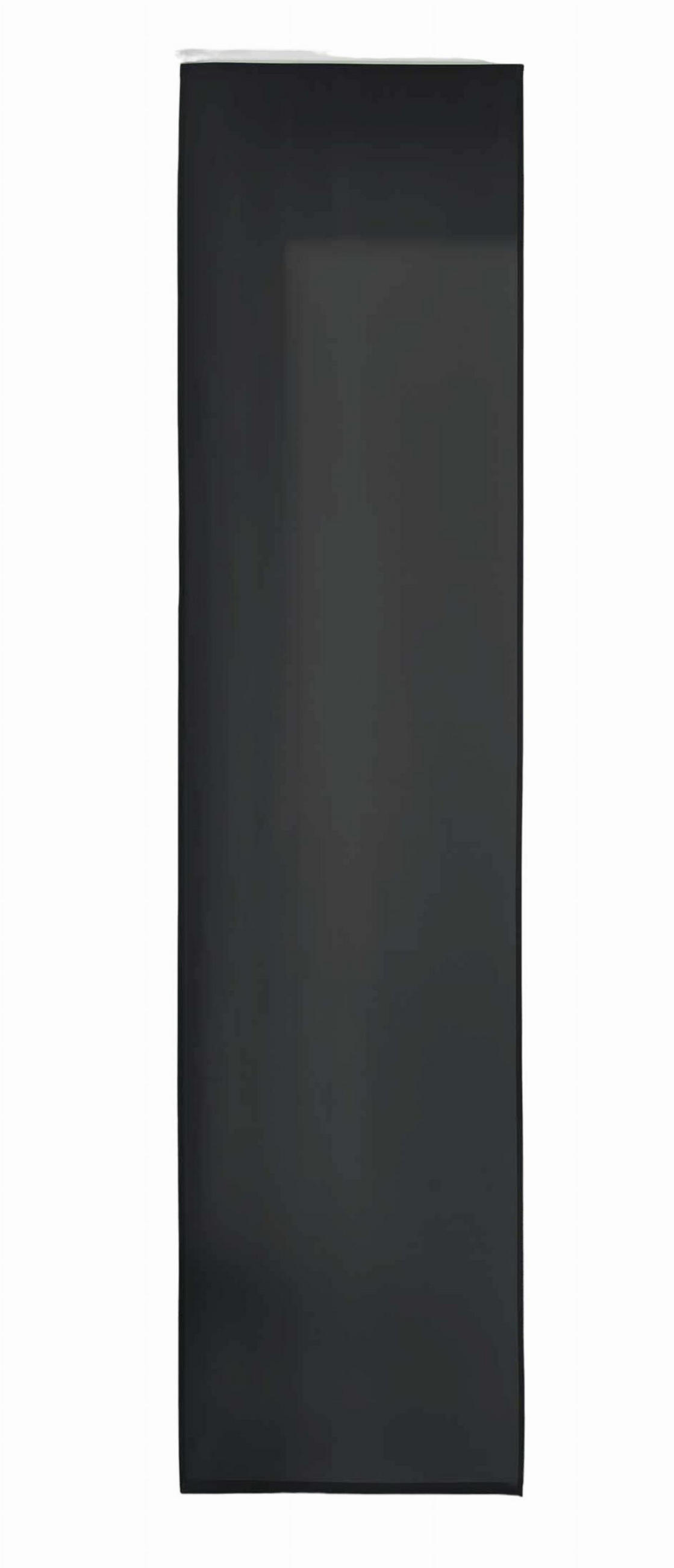 FLÄCHENVORHANG Mikrofaser 245x60 cm Schwarz - Schwarz, Textil (60/245cm)