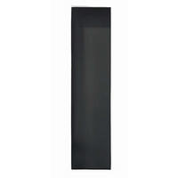 FLÄCHENVORHANG Mikrofaser 245x60 cm Schwarz - Schwarz, Textil (60/245cm)