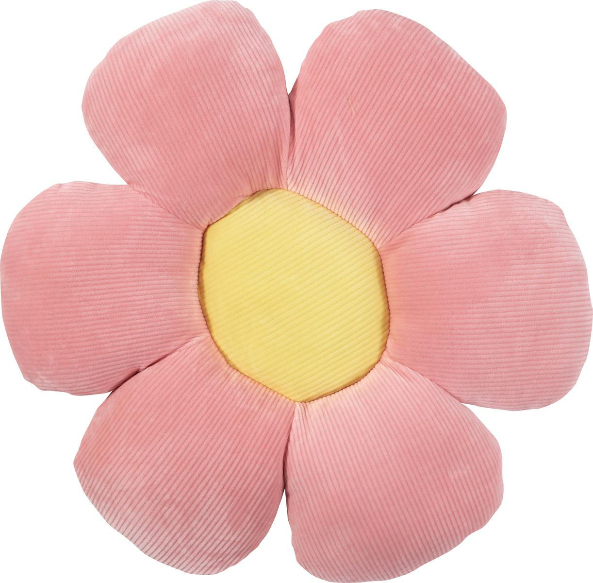 DEKOKISSEN Minnie Blume - Pink, Textil (50cm) - Magma Heimtexx