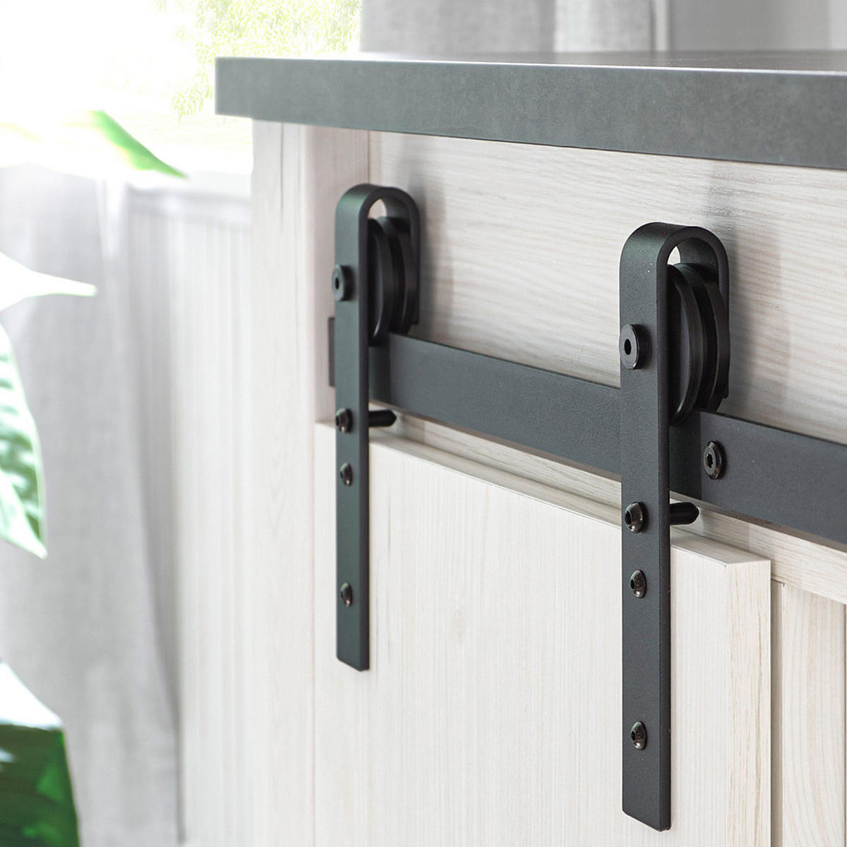 KOMMODE Shelton-61 - Weiß, Holzwerkstoff (93/91/43cm) - Lomado