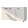 SIDEBOARD Spacoro 3D Weiß 148,8/82/40,3 cm – Wohnzimmer Kommode Stilvolle, Modern - Weiß, Holzwerkstoff/Kunststoff (149/82/40cm) - AX Living