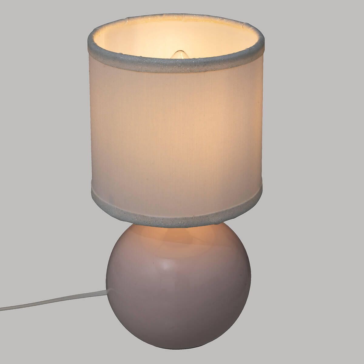 NACHTTISCHLEUCHTE 25 cm - Rosa, Keramik (13/13/24.7cm) - Atmosphera for kids
