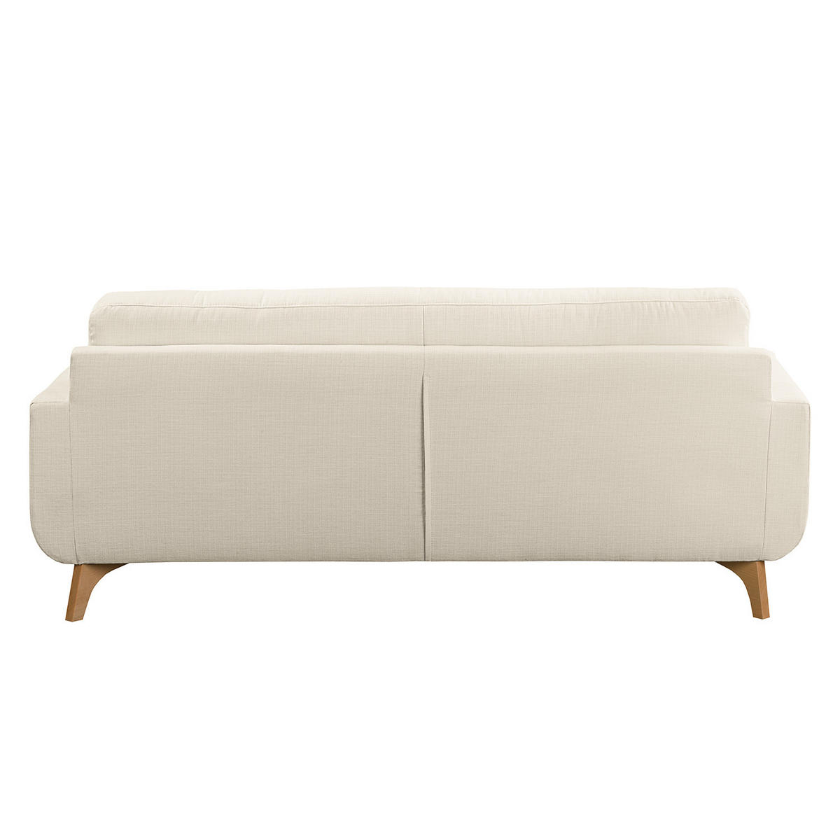 ECKSOFA mit Longchair - Strukturstoff - Beige, Textil (208/150cm) - home24