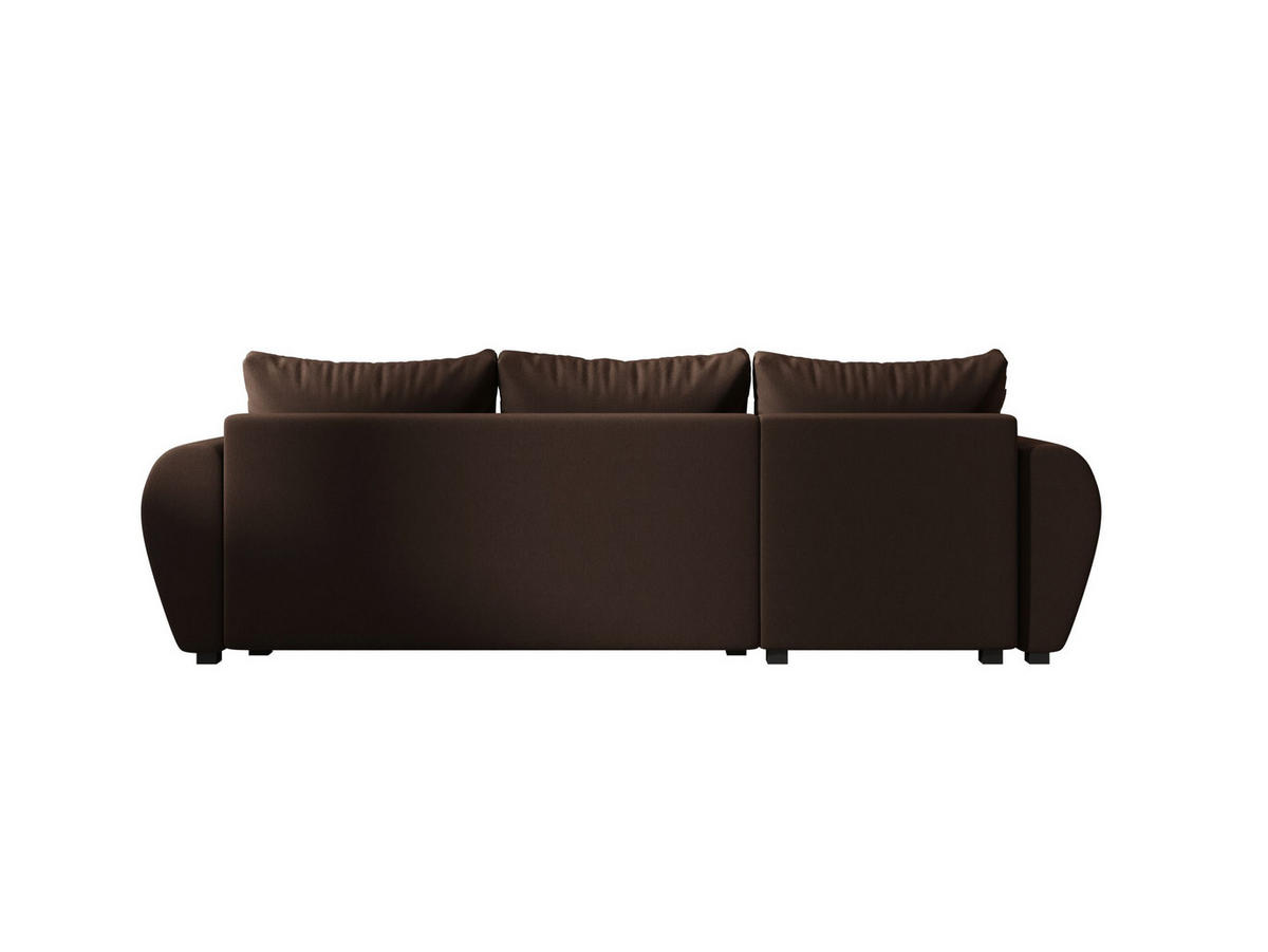 ECKSOFA MOLISA L Cosmic 800 Rechts mit Schlaffunktion - Braun, Textil (245/145cm) - Bedante