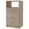KOMMODE 3SO Sonoma Eiche 40/35/75 cm - Sonoma Eiche, Holzwerkstoff (40/75/35cm) - Matkam Möbel