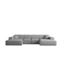WOHNLANDSCHAFT Celes Premium Xs Bukla - Grau, Holzwerkstoff/Textil (342/73/165cm) - Fun Möbel