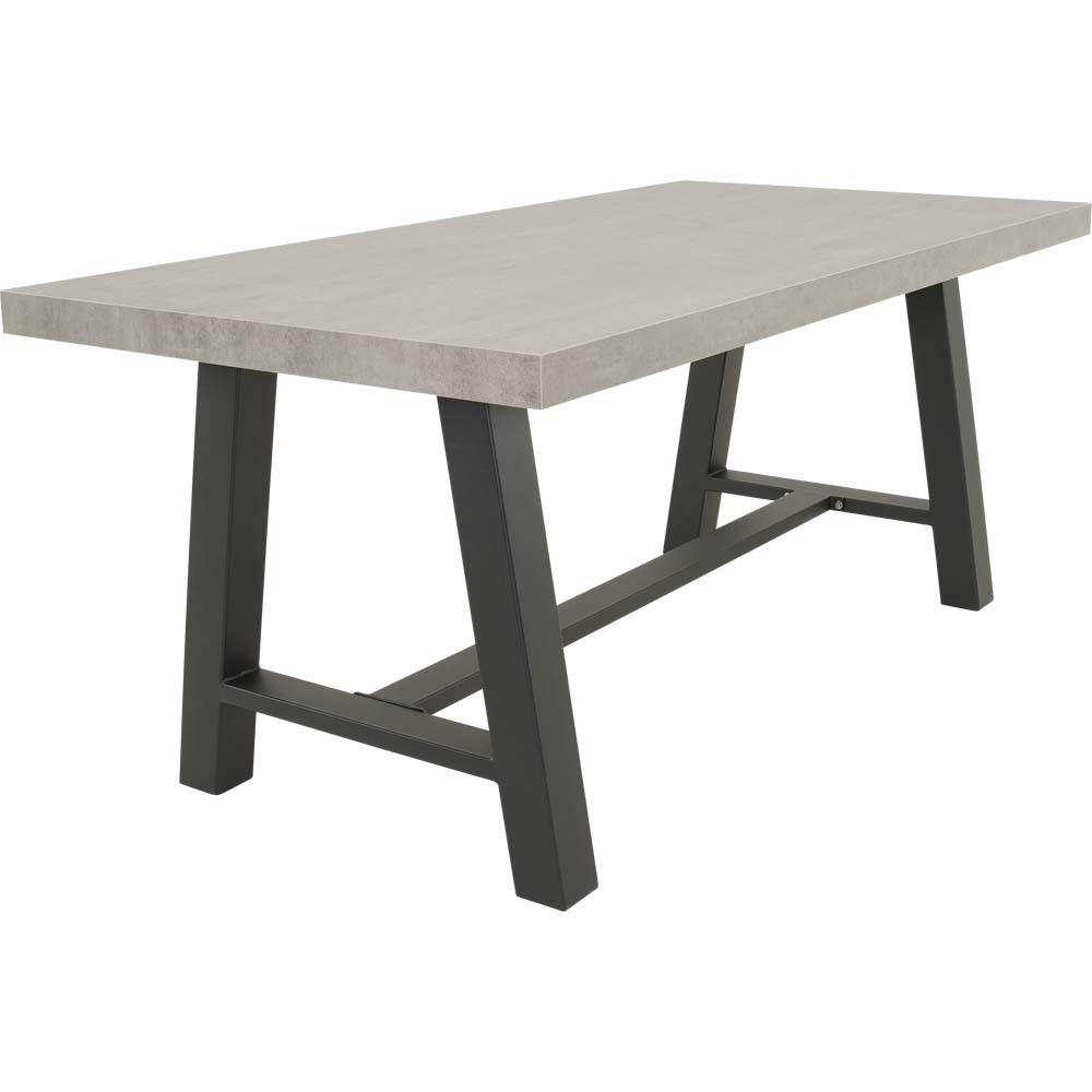 GARTENTISCH Fresco - Grau - 180/90/75 cm - Grau, Metall (180/90/75cm) - Lesli Living