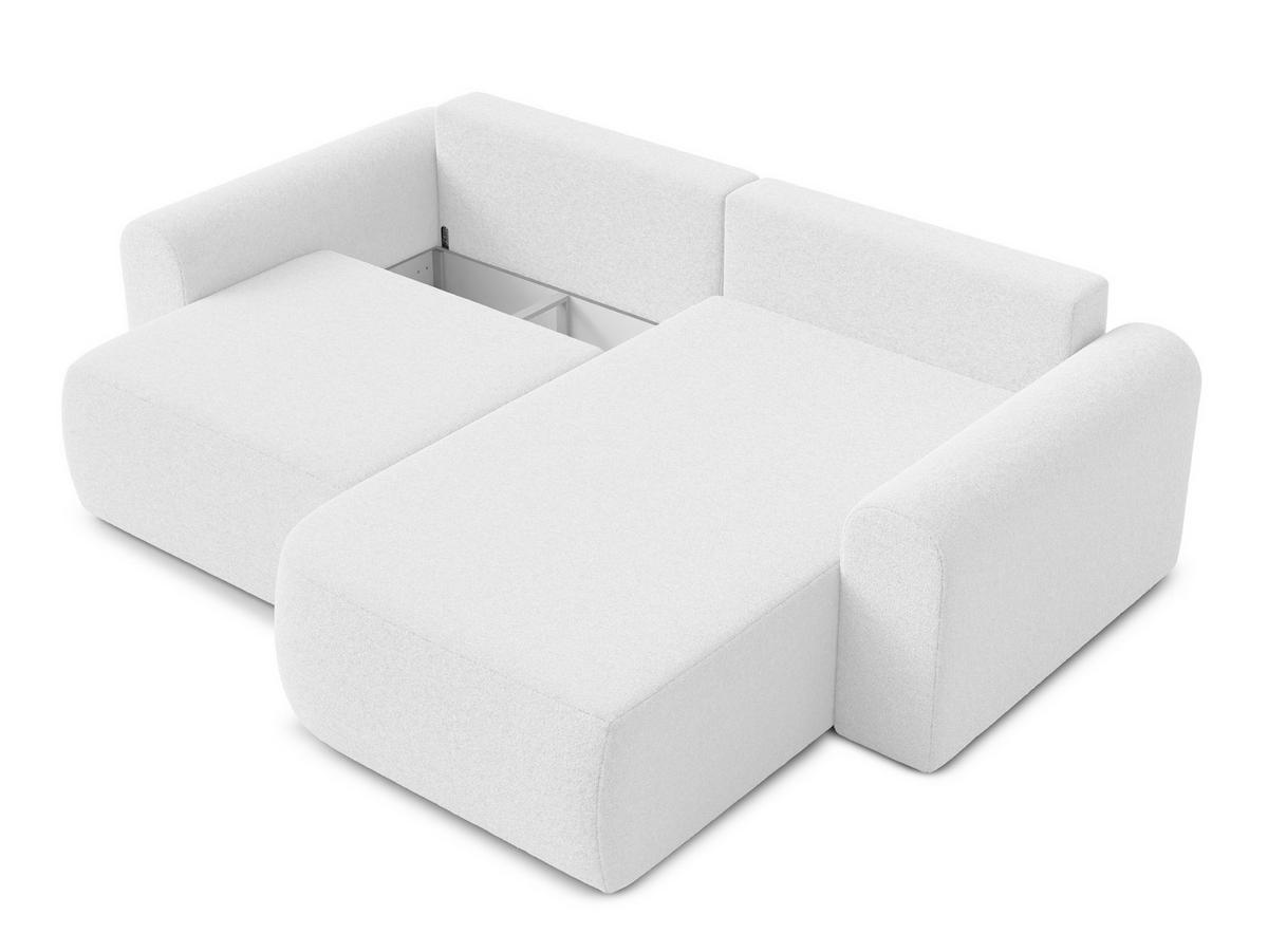 ECKSOFA L Form Otterton Hellgrau 250/180/95 cm Rechts mit Schlaffunktion - Hellgrau/Schwarz, Kunststoff/Textil (250/180cm) - AX Living