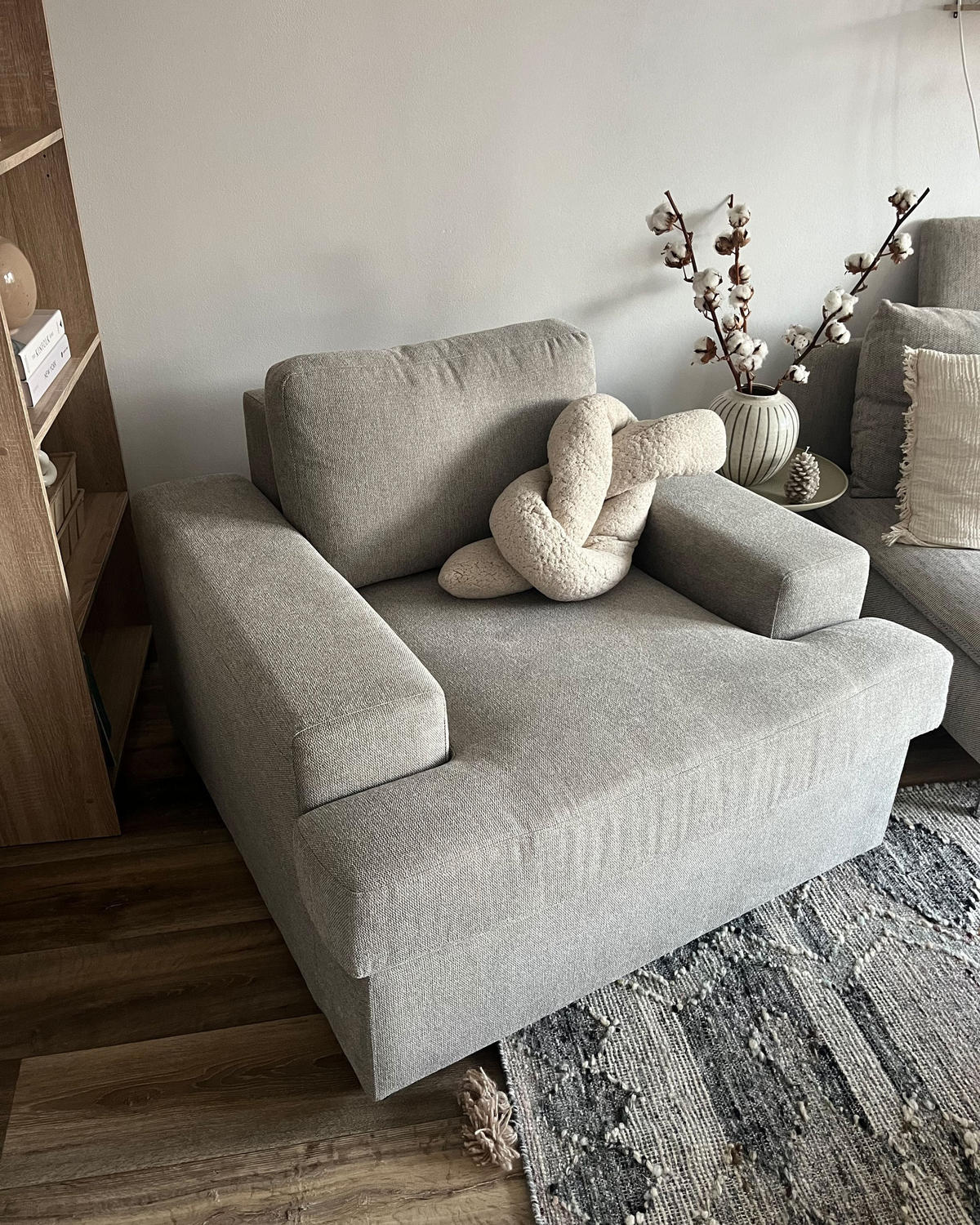 KURZFLOR-TEPPICH Aratashen 300/200 cm - Grau, Textil (200/300cm) - Beliani