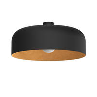 DECKENLEUCHTE Tuzzi - Goldfarben, Metall (50/50/14cm) - Lumicom