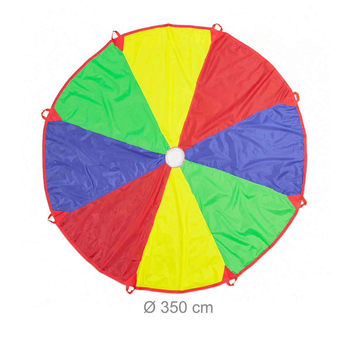 SCHWUNGTUCH - Multicolor, Kunststoff/Textil (350/350cm) - Relaxdays