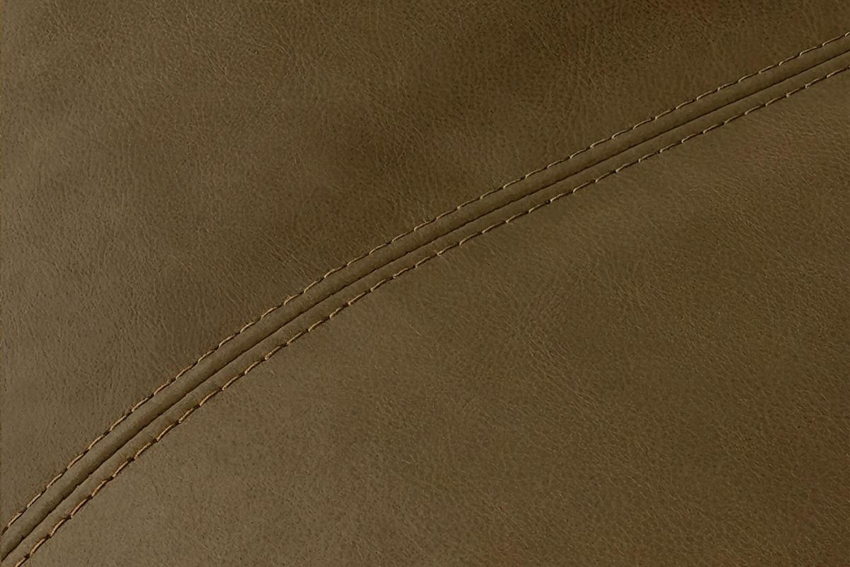 POLSTERHOCKER CELESTE Dunkelgrün Leder - Dunkelgrün, Leder/Kunststoff (120/48/80cm) - KAWOLA