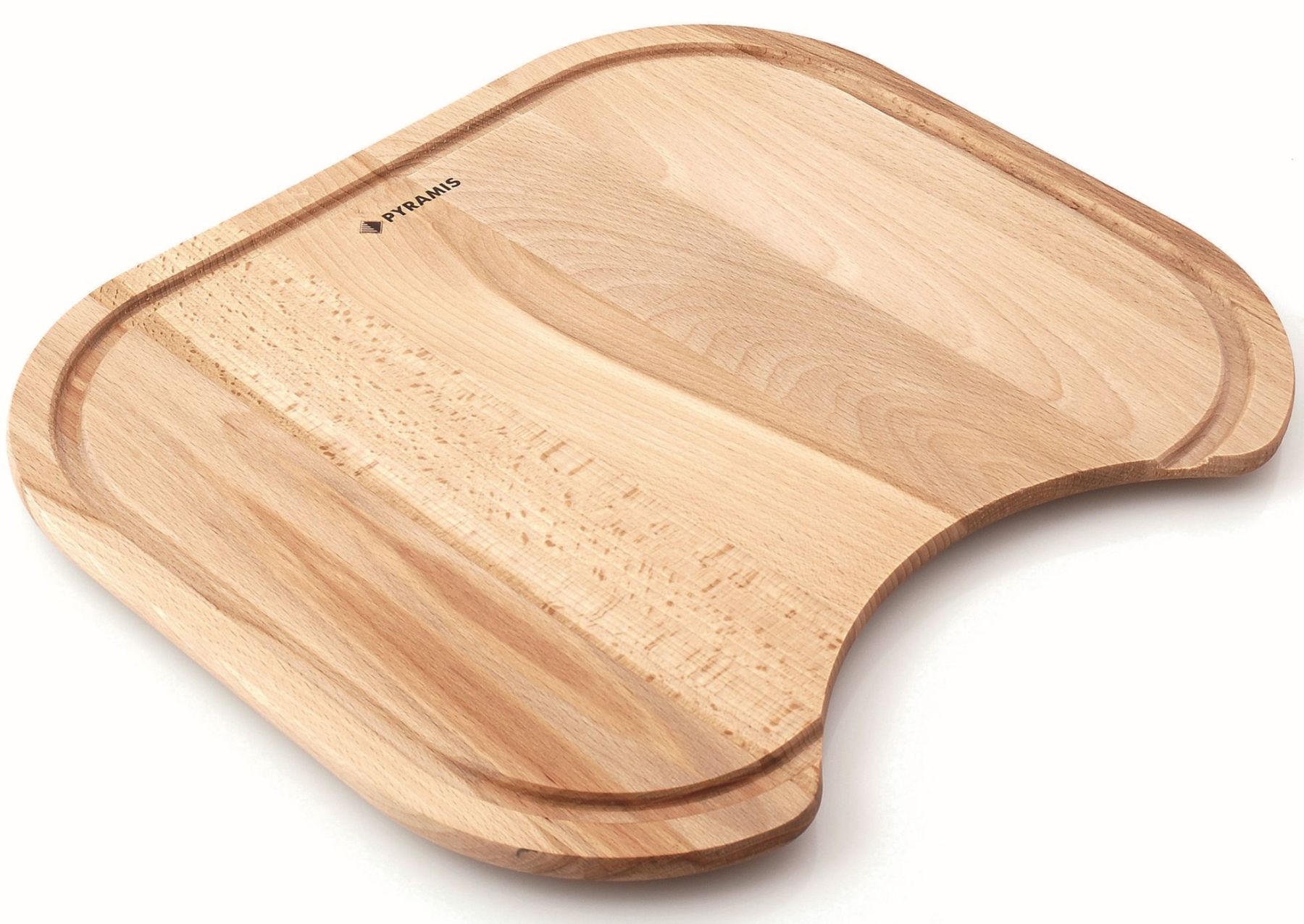 HOLZSCHNEIDEBRETT 41,7x35,6cm, Buche massiv für 34x40cm Spülbecken - Naturfarben, Holz (0.01/0.01cm)