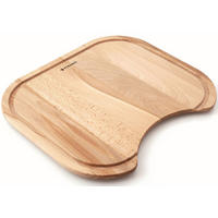 HOLZSCHNEIDEBRETT 41,7x35,6cm, Buche massiv für 34x40cm Spülbecken - Naturfarben, Holz (0.01/0.01cm)