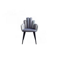 ESSZIMMERSTUHL FREJA Grau Velvet - Schwarz/Grau, Kunststoff/Textil (58/85/56cm) - KAWOLA