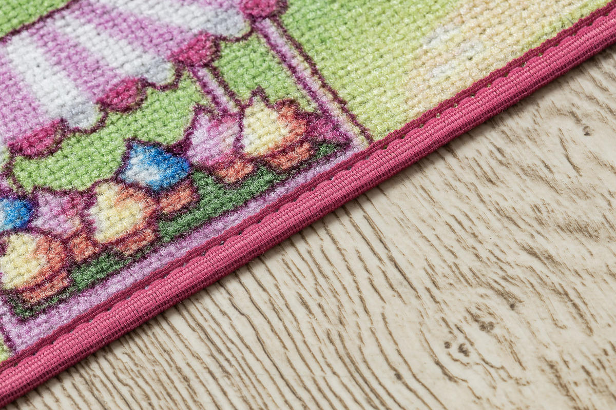 TEPPICH Rebel Roads 140/200 cm - Pink, Textil (140/200cm) - rugsX