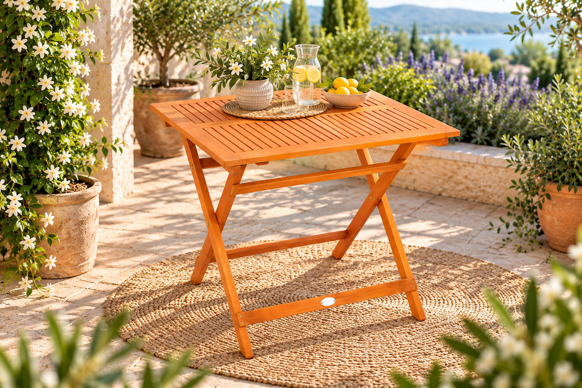 GARTENTISCH Linus - Braun, Holz (70/70/73cm) - Sedex