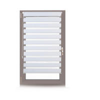 DOPPELROLLO Klemmfix - Multicolor, Kunststoff/Textil (80/156/6.5cm) - Relaxdays