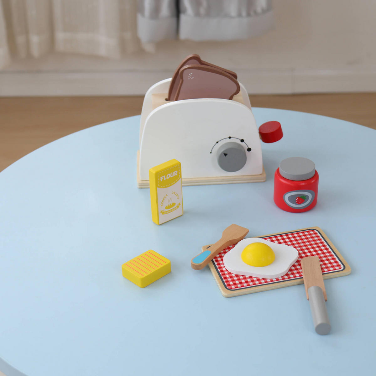 KINDERKÜCHENZUBEHÖR Toaster - Multicolor, Holz (9/15.5/11cm) - Mobili Rebecca