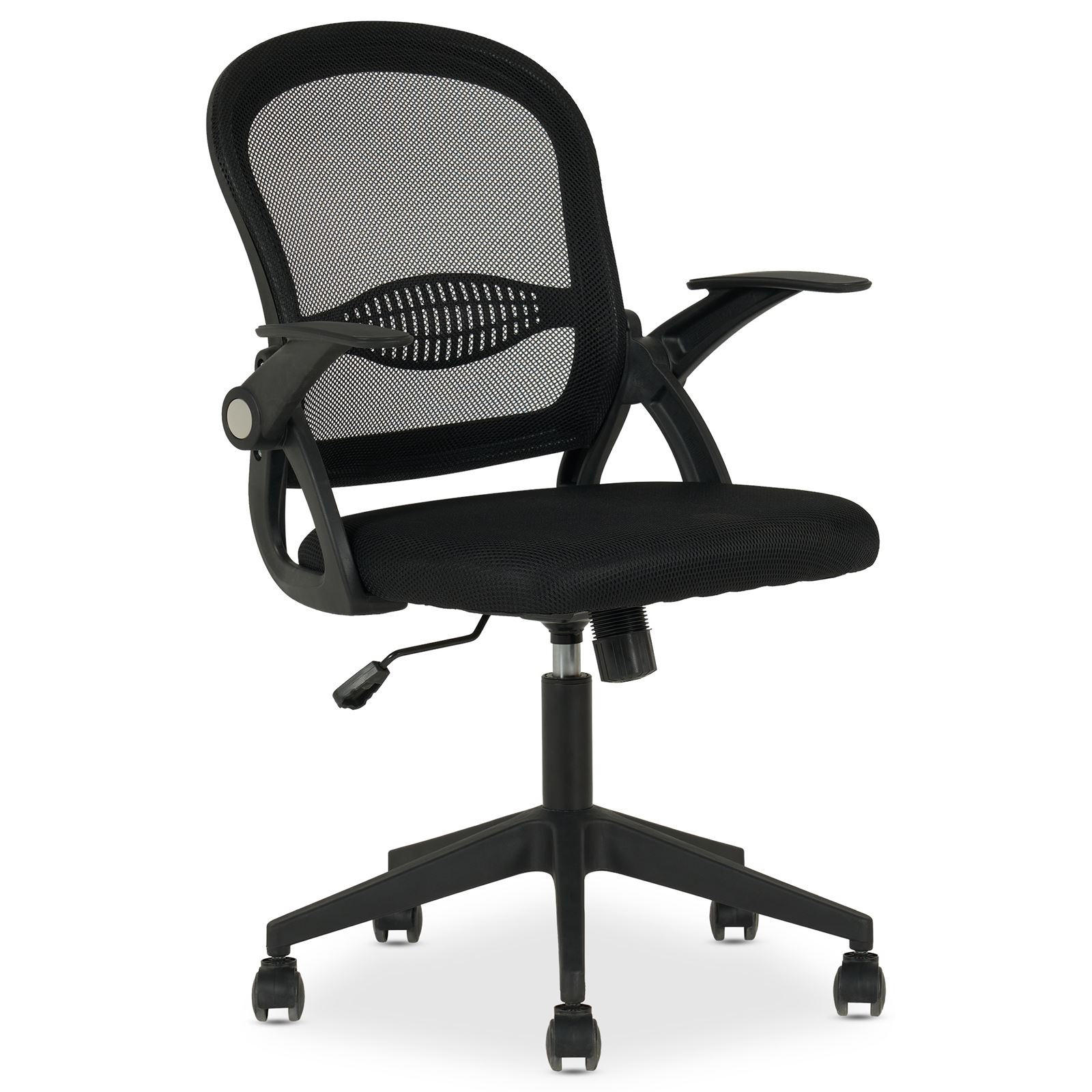BÜRODREHSTUHL EREN - Schwarz, Textil (63/102/61cm) - IDIMEX