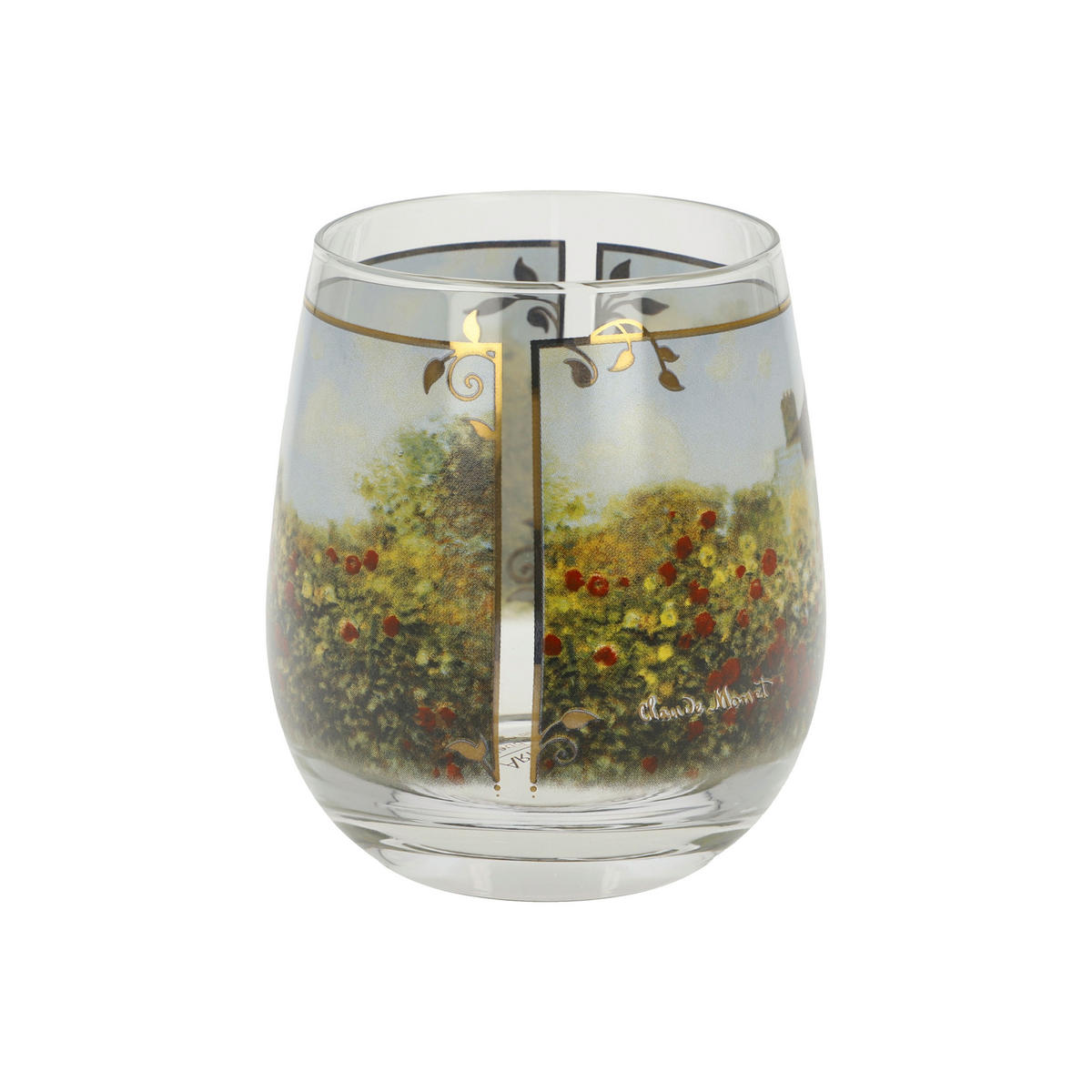 WINDLICHT Claude Monet - Das Künstlerhaus, Glas, Bunt, 10 cm - Multicolor, Glas (8/9.5/8cm) - Goebel