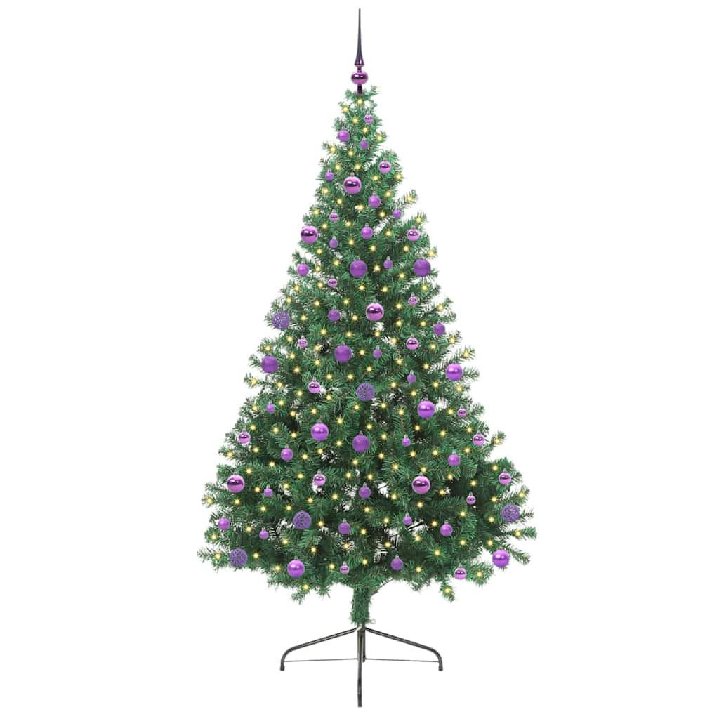 vidaXL Weihnachtsbaum Grün 210 cm
