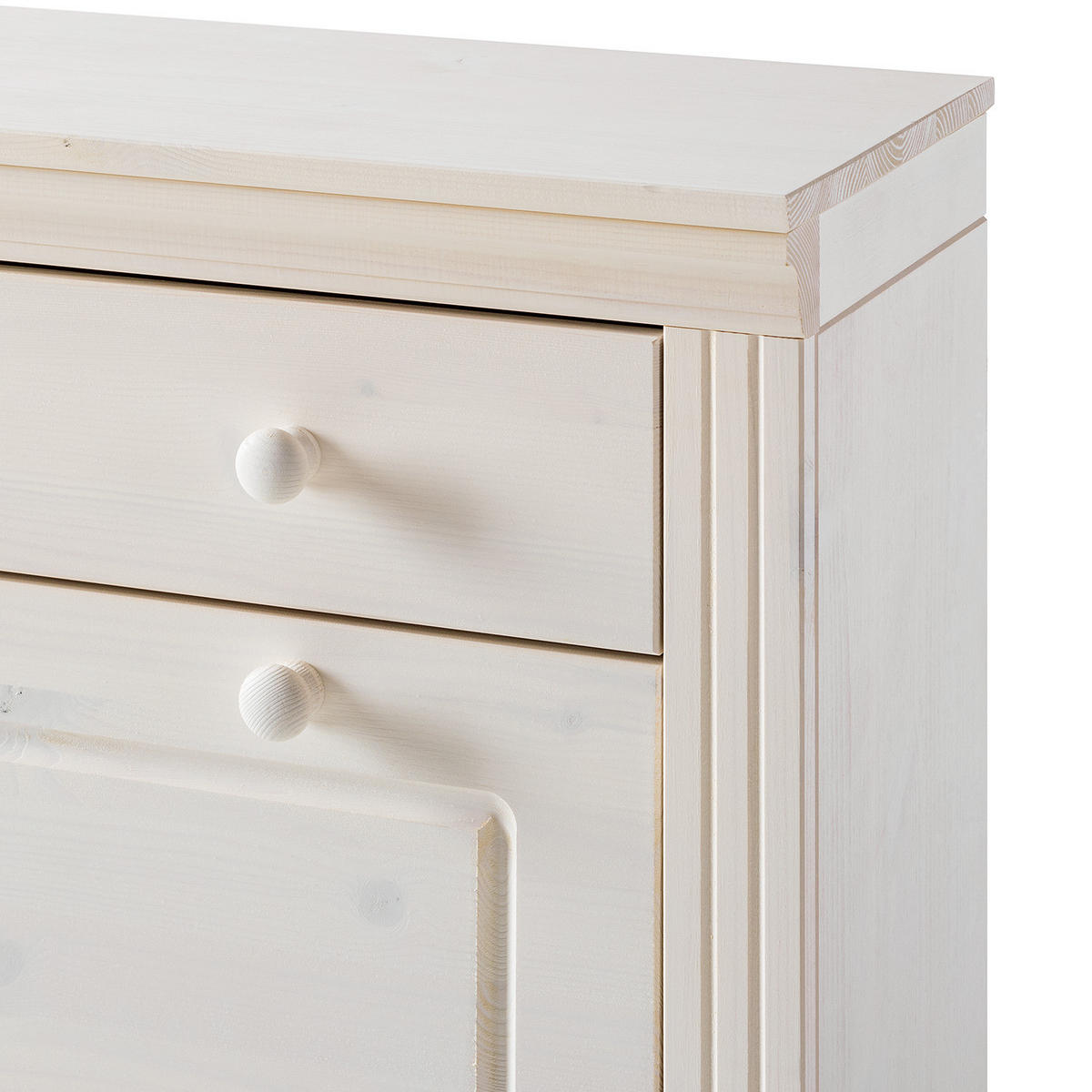 SCHUHKIPPER mit 2 Klappen - Kieferfarben, Holz (70/108/27cm) - home24