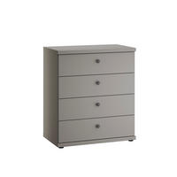 KOMMODE Greenholm in Kieselgrau 75 x 86 x 42 cm (BxHxT) - Stil trifft auf Funktion, Schubkastenkommode - Grau, Holzwerkstoff (75/86/42cm)