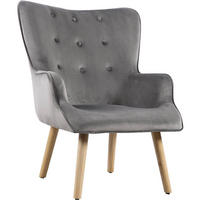SESSEL - "Odense" - 73 x 81 x 92,5 cm - 1 Sitz - Grau - Grau, Textil (81/92.5/73cm) - Habitat Garten