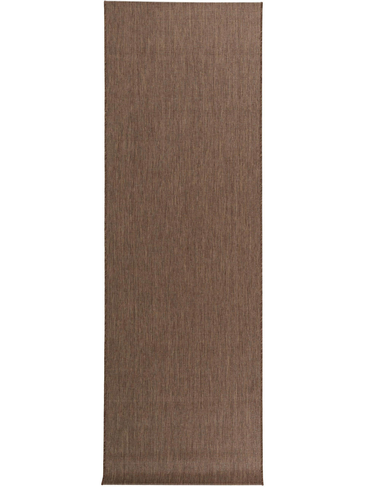 OUTDOORLÄUFER Metro Braun 80x240 cm - Braun, Textil (80/240cm) - benuta Nest